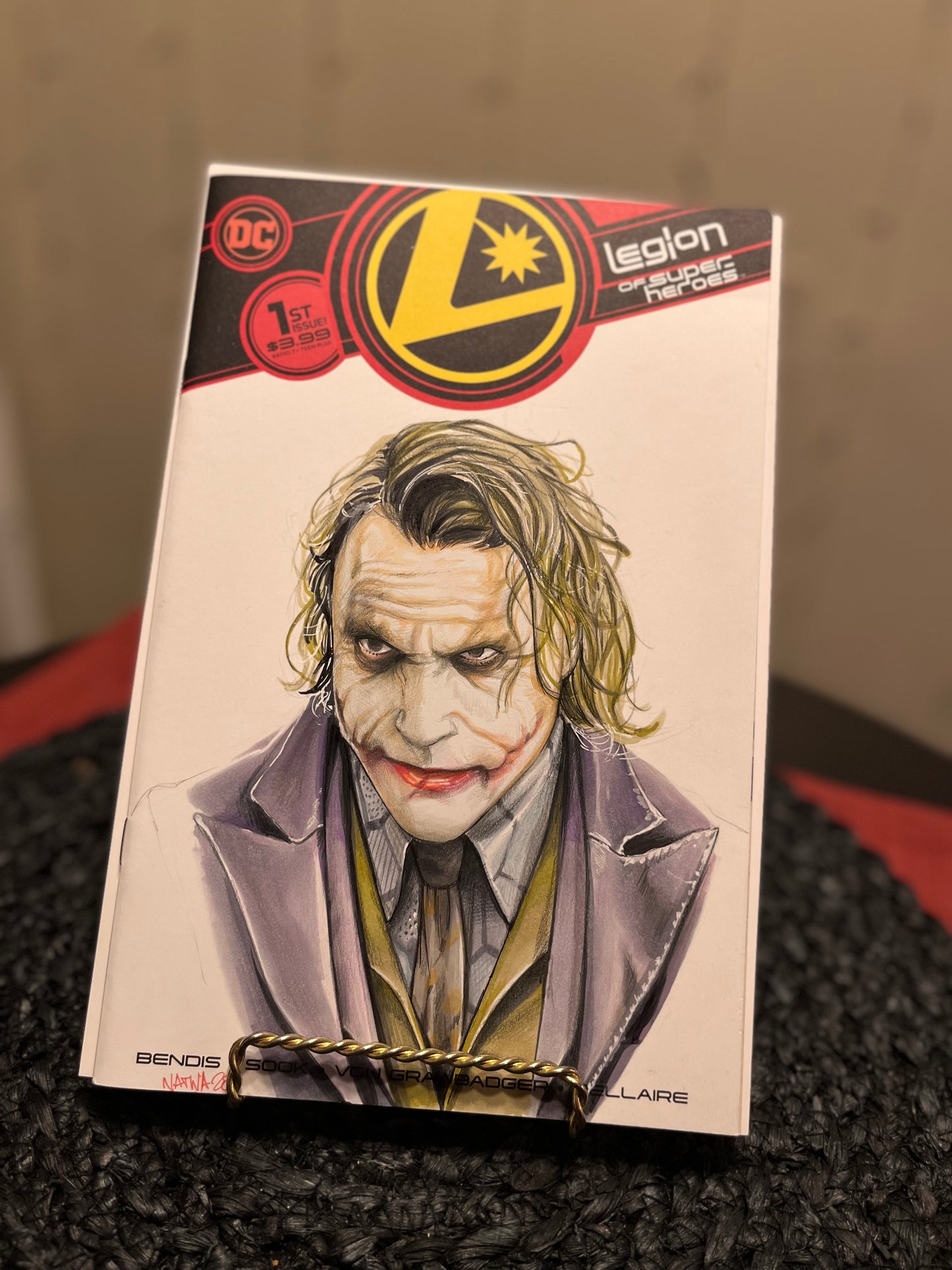 Legion of super hero’s #1 sketch cover original art