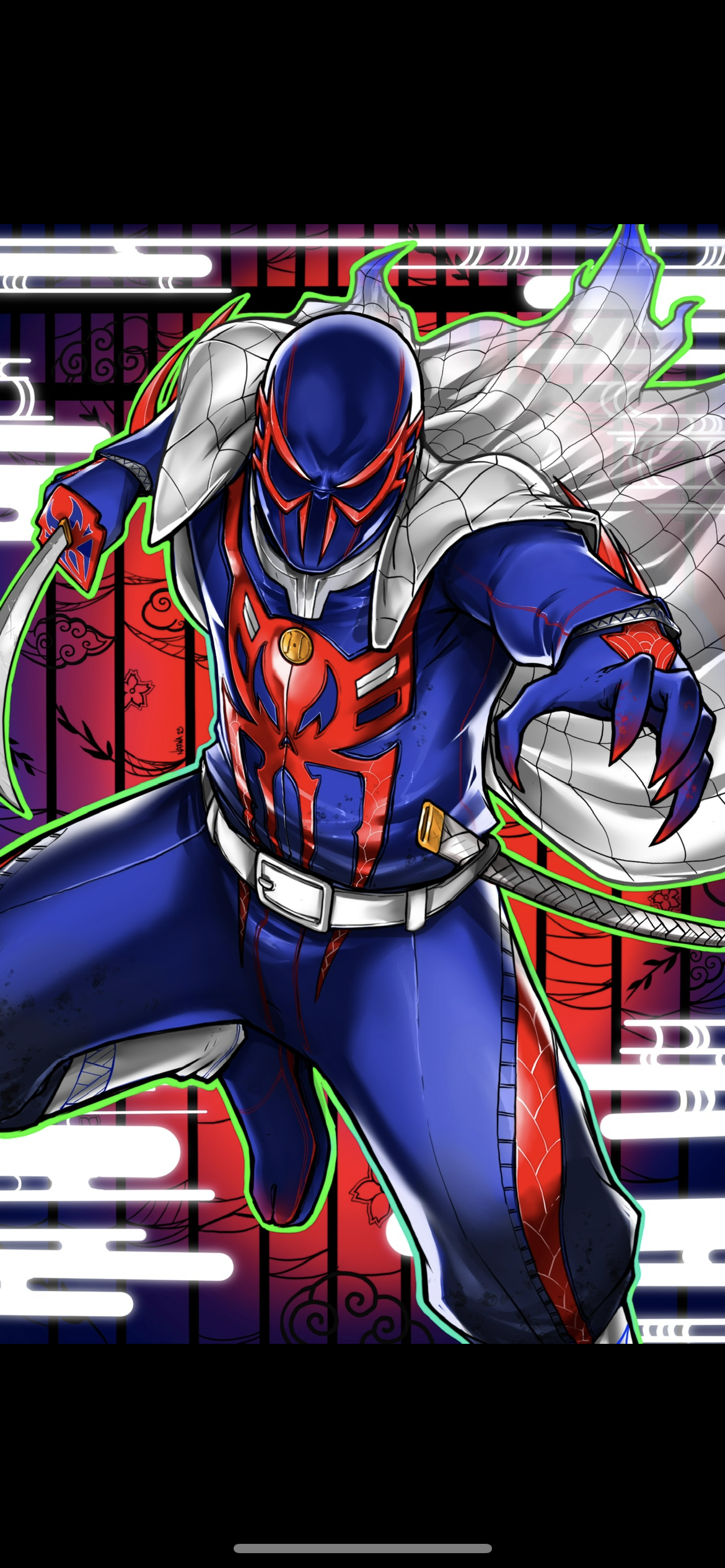 Spider-Man 2099 x Demon slayer Natwa art book
