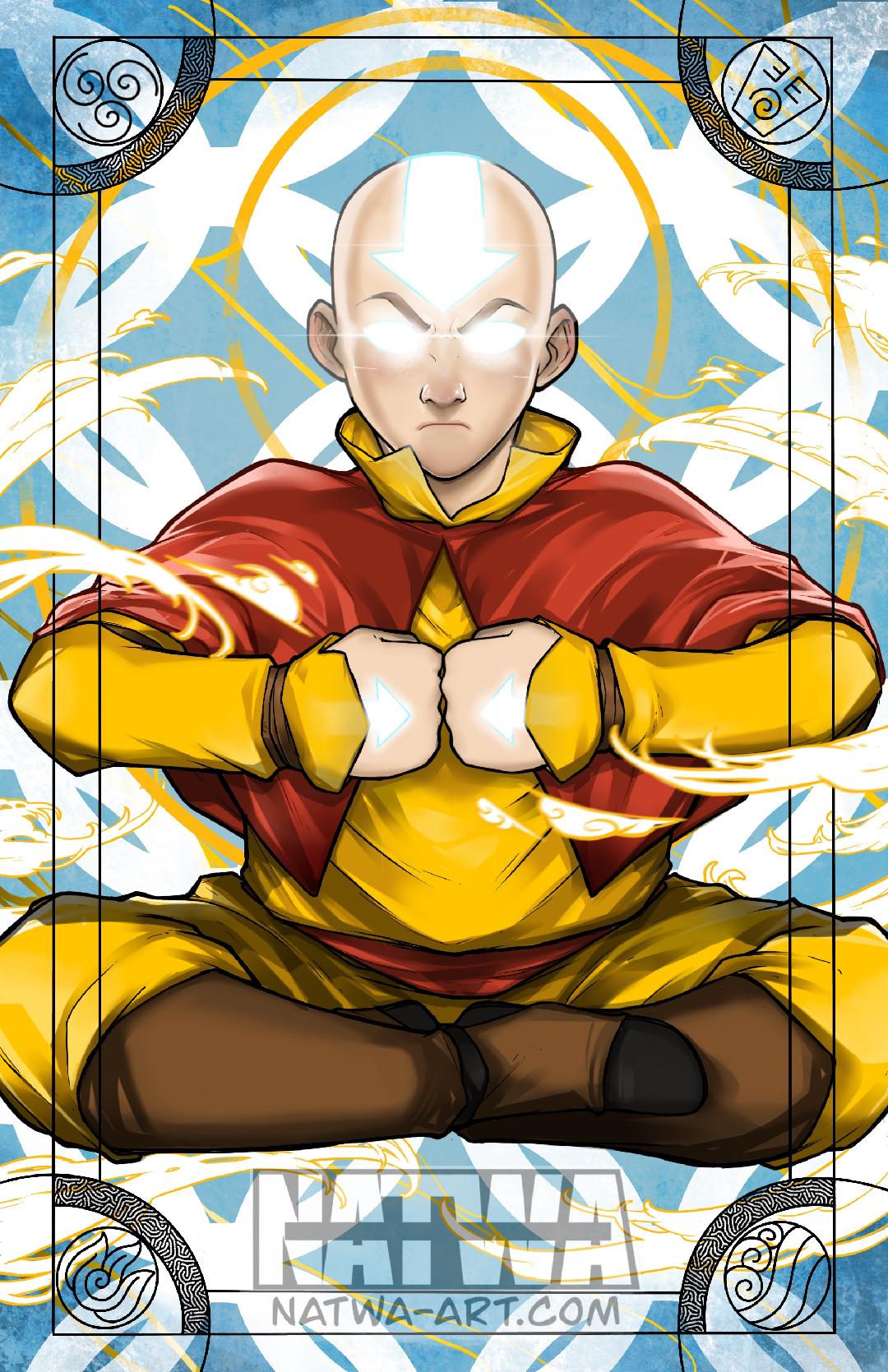 Avatar Aang 11''x17'' print