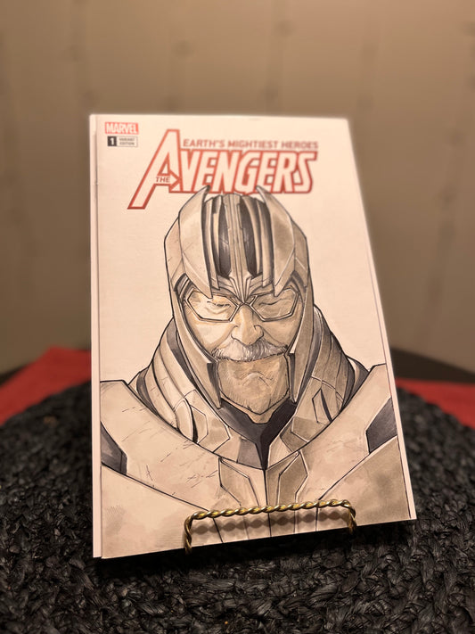 Avengers earths mightiest hero’s #1 Sketch cover original art