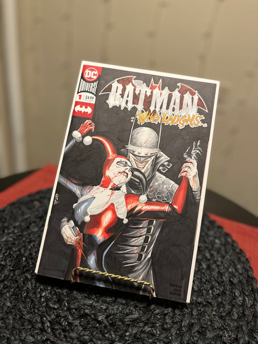 Batman Who Laughs #1 original art sketch cover