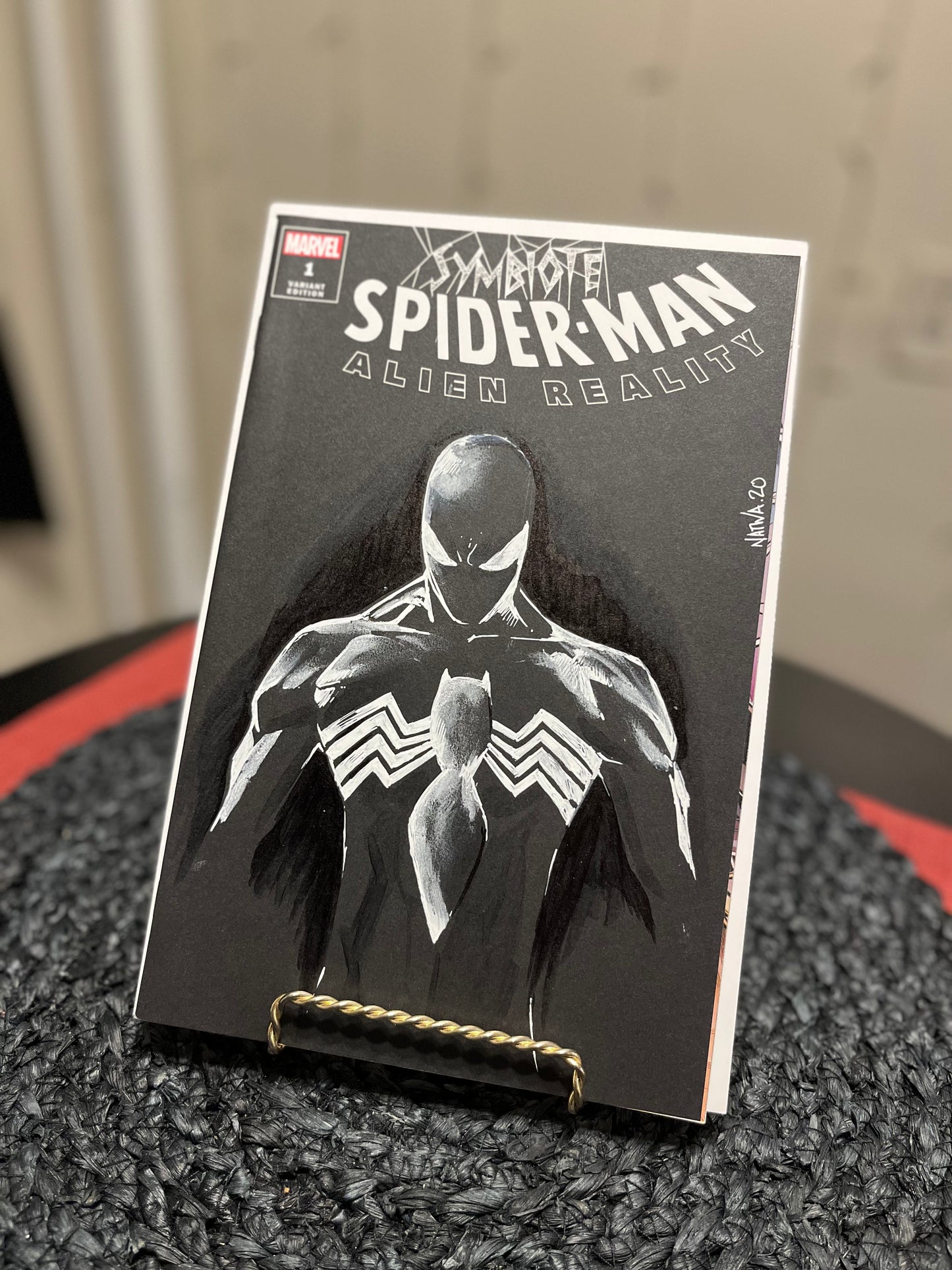 Symbiote Spider-Man #1 original art sketch cover